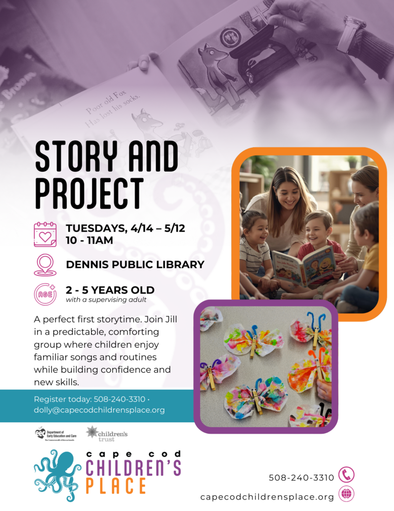 The perfect first story time with Jill Silva. Children enjoy predictable routines, familiar songs, and new skill‑building in a comforting group.