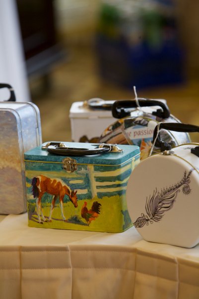 lunch box Children's Trust logo